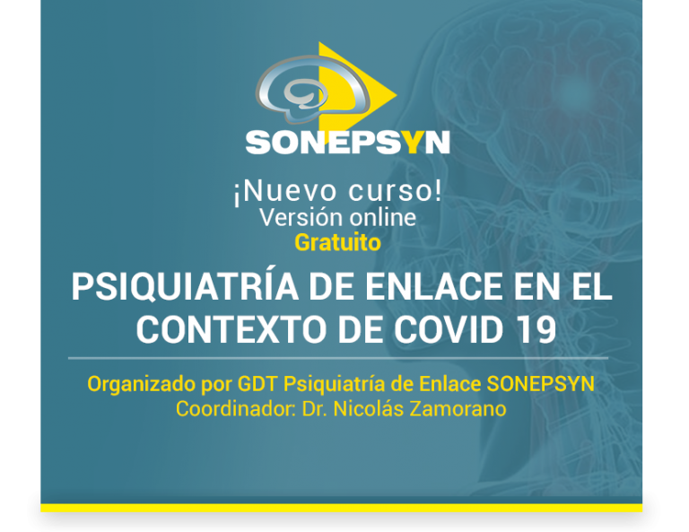 Curso Gratuito: Psiquiatría de enlace en el contexto de COVID-19