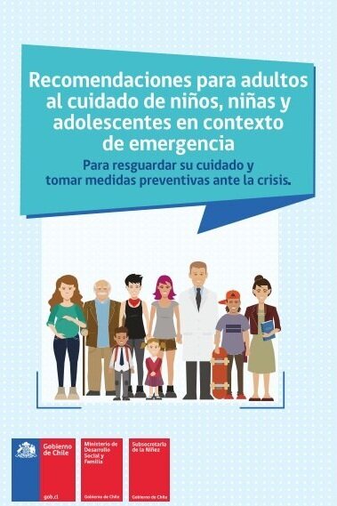 Recomendaciones para adultos al cuidado de niños, niñas y adolescentes en contexto del  Coronavirus