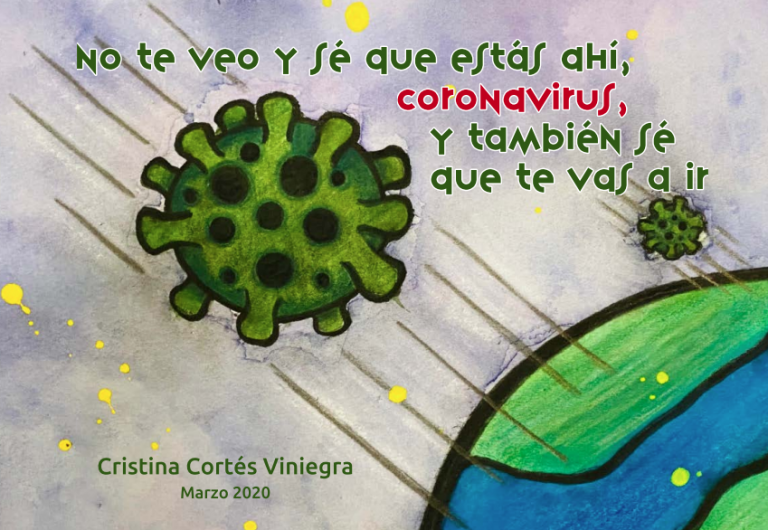 Cuento: No te veo y sé que estás ahí corononavirus, y también sé que te vas a ir