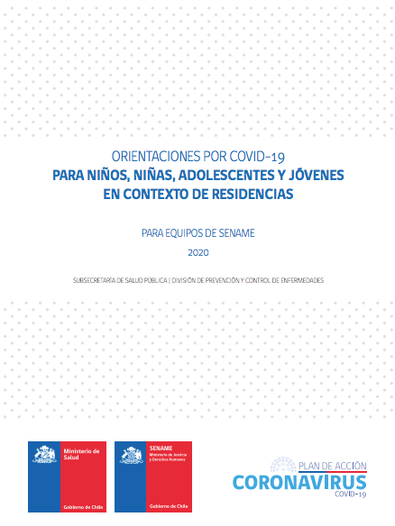 Orientaciones por Covid-19 para niñas, niños y adolescentes  en contexto de residencias