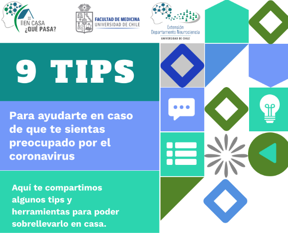 9 Tips para ayudarte en caso de que te sientas preocupado por el coronavirus