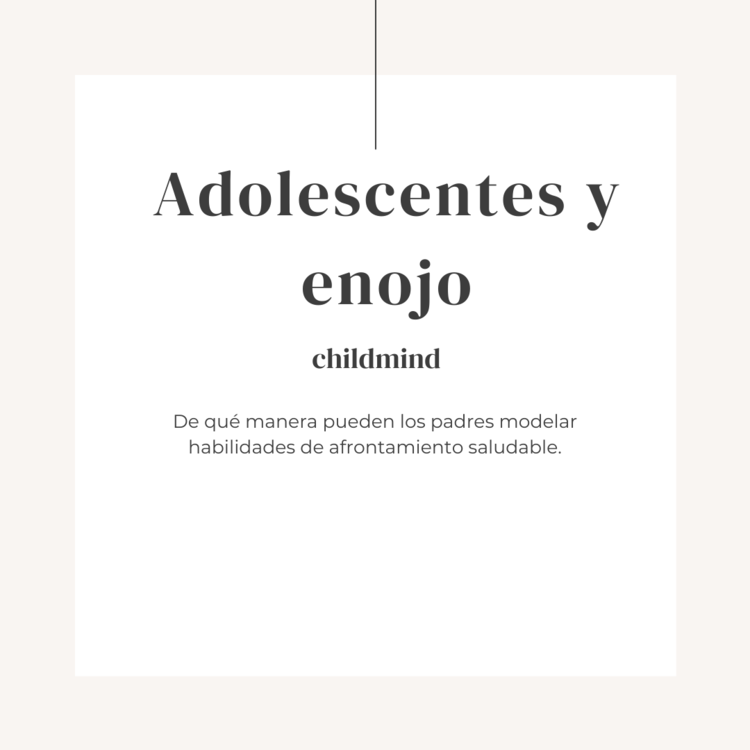 Enojo y adolescencia