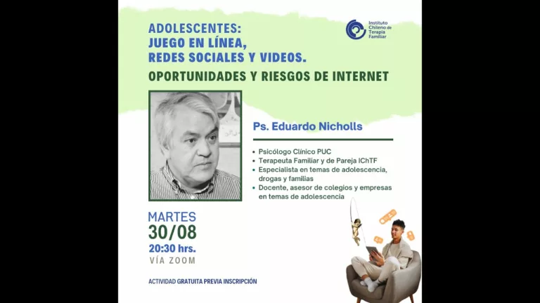 Conversatorio:  Oportunidades y riesgos de internet para adolescentes