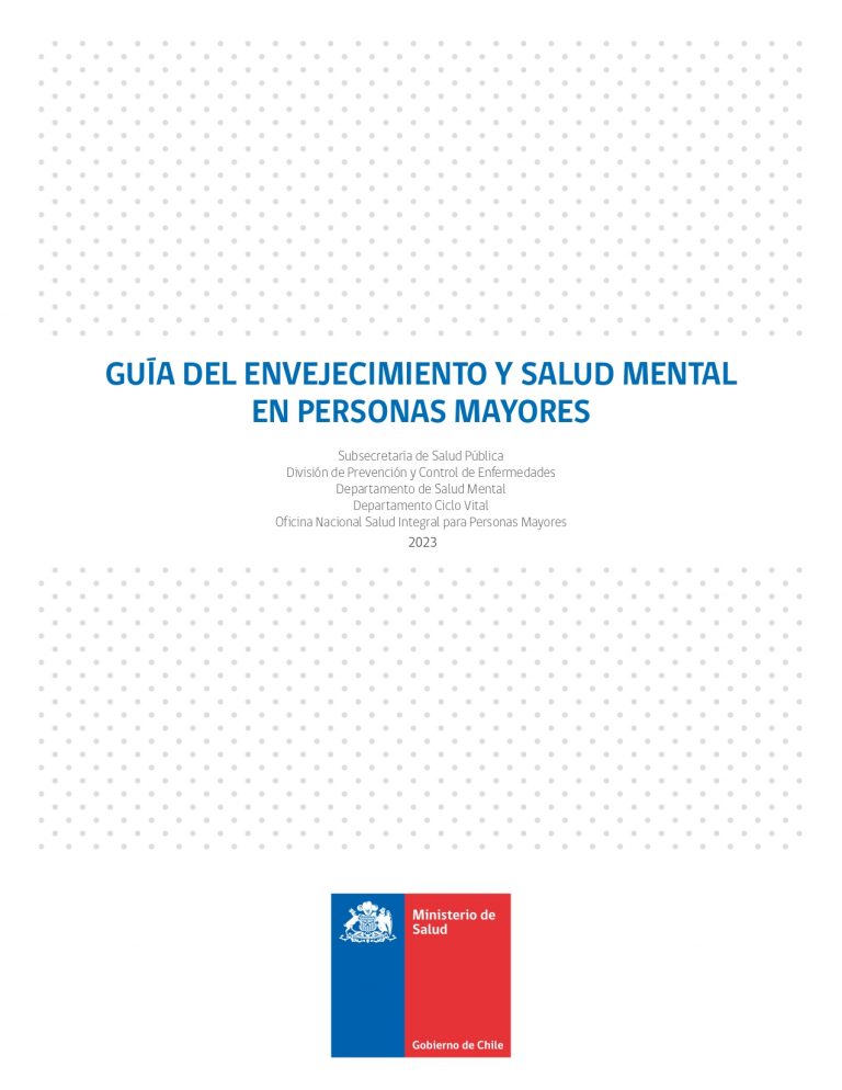 Guía del envejecimiento y salud mental en personas mayores